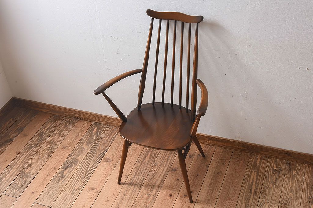 ヴィンテージ家具　英国ビンテージ　ERCOL(アーコール)　ゴールドスミス　アームチェア(2)