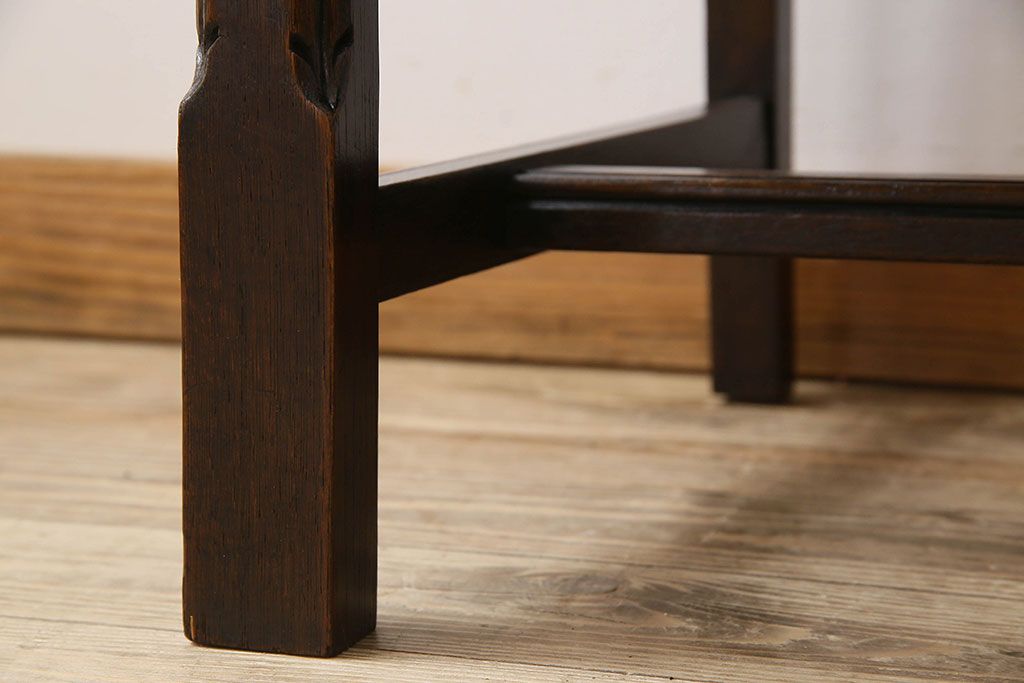 アンティーク家具　オーク材製　イギリスアンティークの上品なダイニングチェア(椅子)