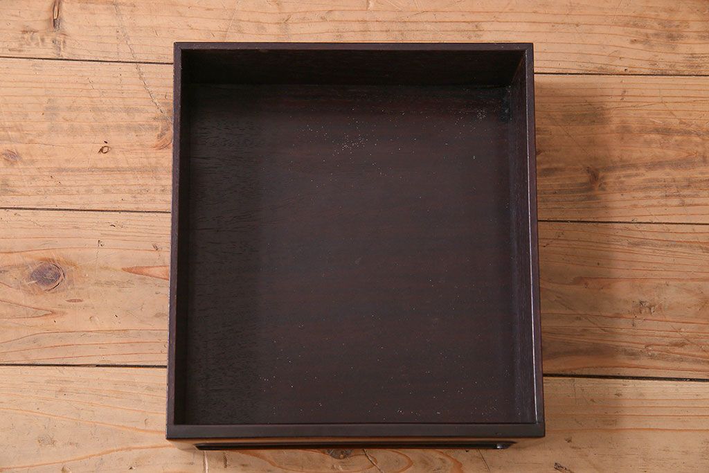アンティーク家具　時代物 和製アンティーク 紫檀材 飾り棚(茶棚)