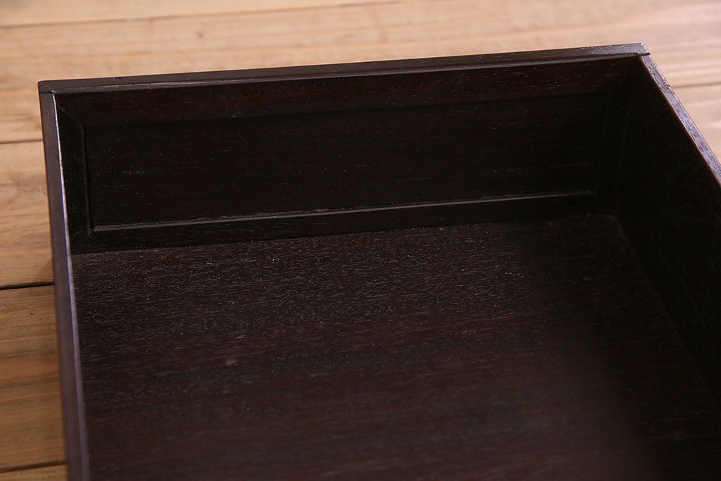 アンティーク家具　時代物 和製アンティーク 紫檀材 飾り棚(茶棚)
