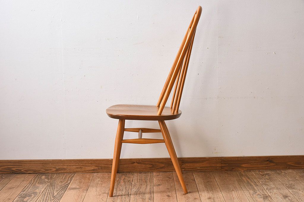 ヴィンテージ家具　ERCOL(アーコール)　英国ビンテージのシンプルなチェア(1)