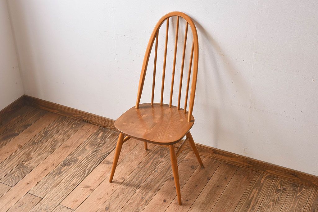 ヴィンテージ家具　ERCOL(アーコール)　英国ビンテージのシンプルなチェア(1)