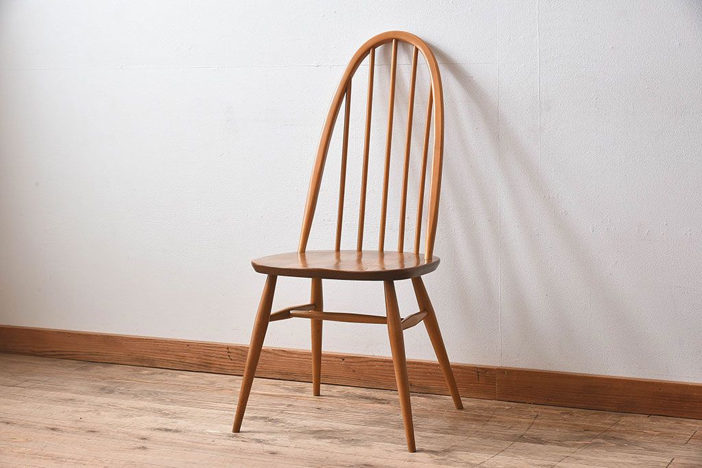 ヴィンテージ家具　ERCOL(アーコール)　英国ビンテージのシンプルなチェア(2)