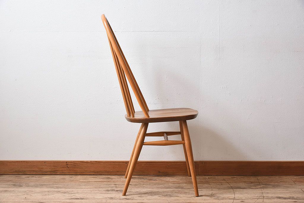 ヴィンテージ家具　ERCOL(アーコール)　英国ビンテージのシンプルなチェア(2)