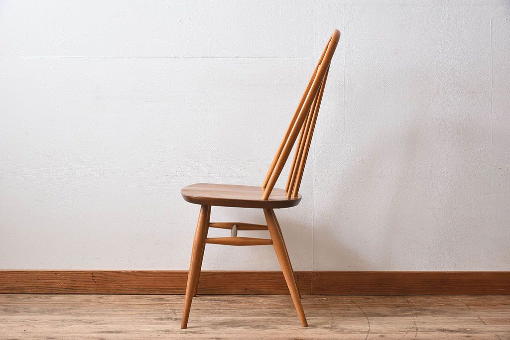 ヴィンテージ家具　ERCOL(アーコール)　英国ビンテージのシンプルなチェア(2)