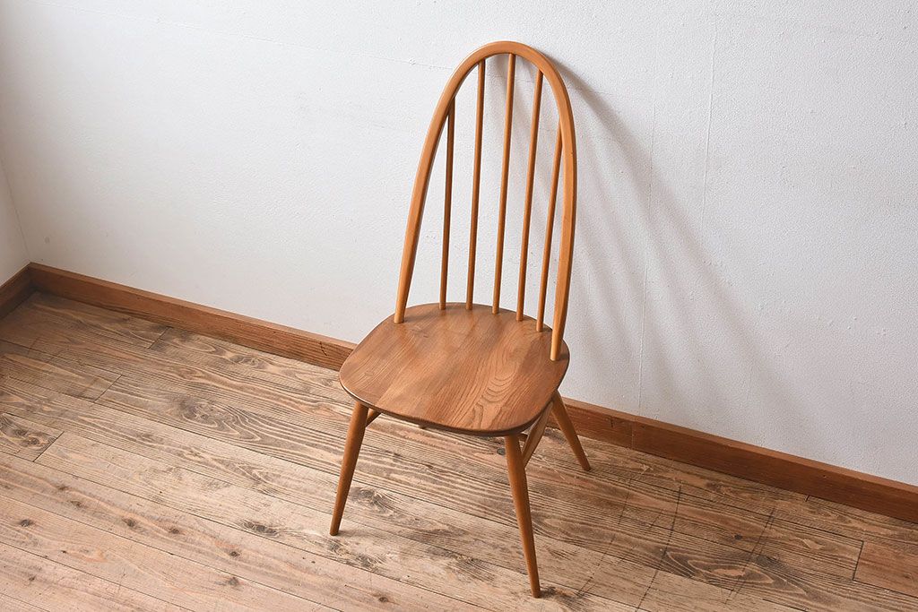 ヴィンテージ家具　ERCOL(アーコール)　英国ビンテージのシンプルなチェア(2)