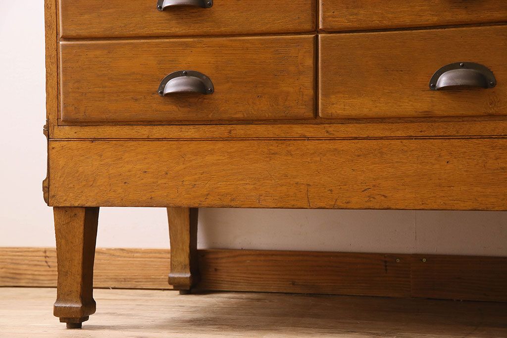 アンティーク家具　1960年頃　イギリスアンティーク　おしゃれなシャツケース(ガラスケース、ショーケース)