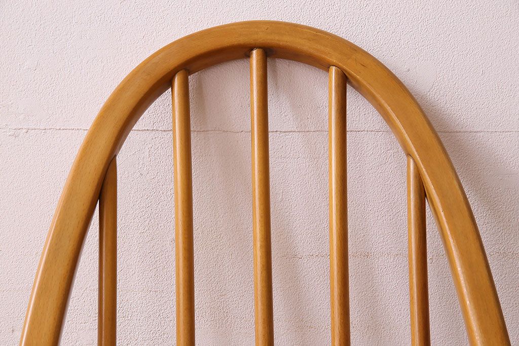 ヴィンテージ家具　ERCOL(アーコール)　英国ビンテージのシンプルなチェア(3)
