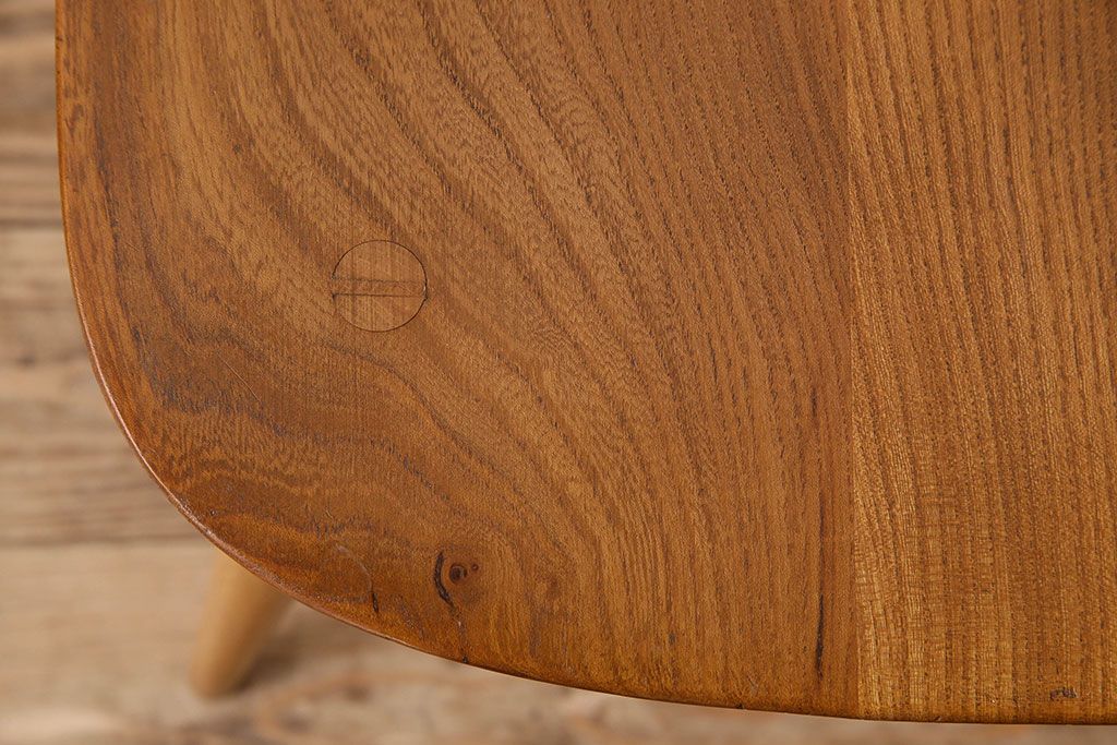 ヴィンテージ家具　ERCOL(アーコール)　英国ビンテージのシンプルなチェア(3)