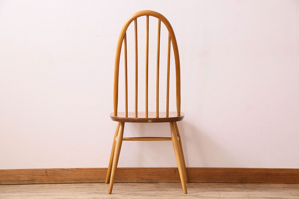 ヴィンテージ家具　ERCOL(アーコール)　英国ビンテージのシンプルなチェア(3)