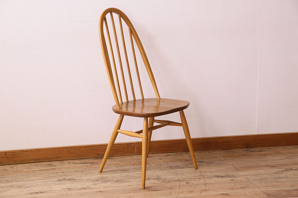 ヴィンテージ家具　ERCOL(アーコール)　英国ビンテージのシンプルなチェア