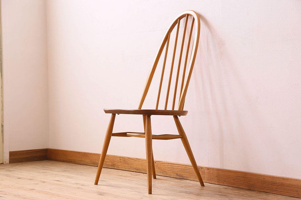ヴィンテージ家具　ERCOL(アーコール)　英国ビンテージのシンプルなチェア