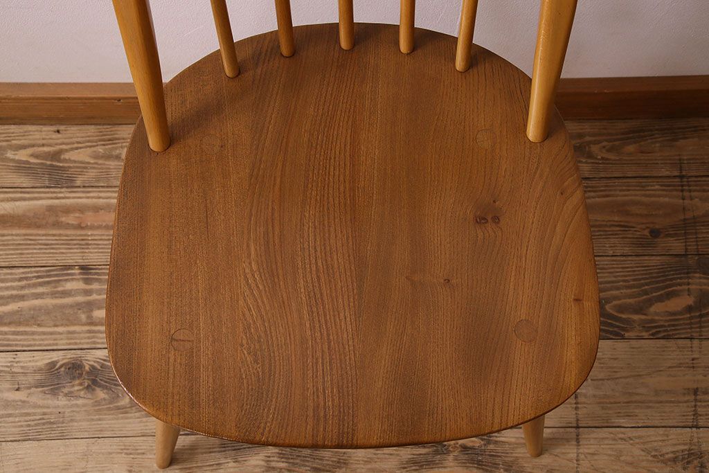 ヴィンテージ家具　ERCOL(アーコール)　英国ビンテージのシンプルなチェア