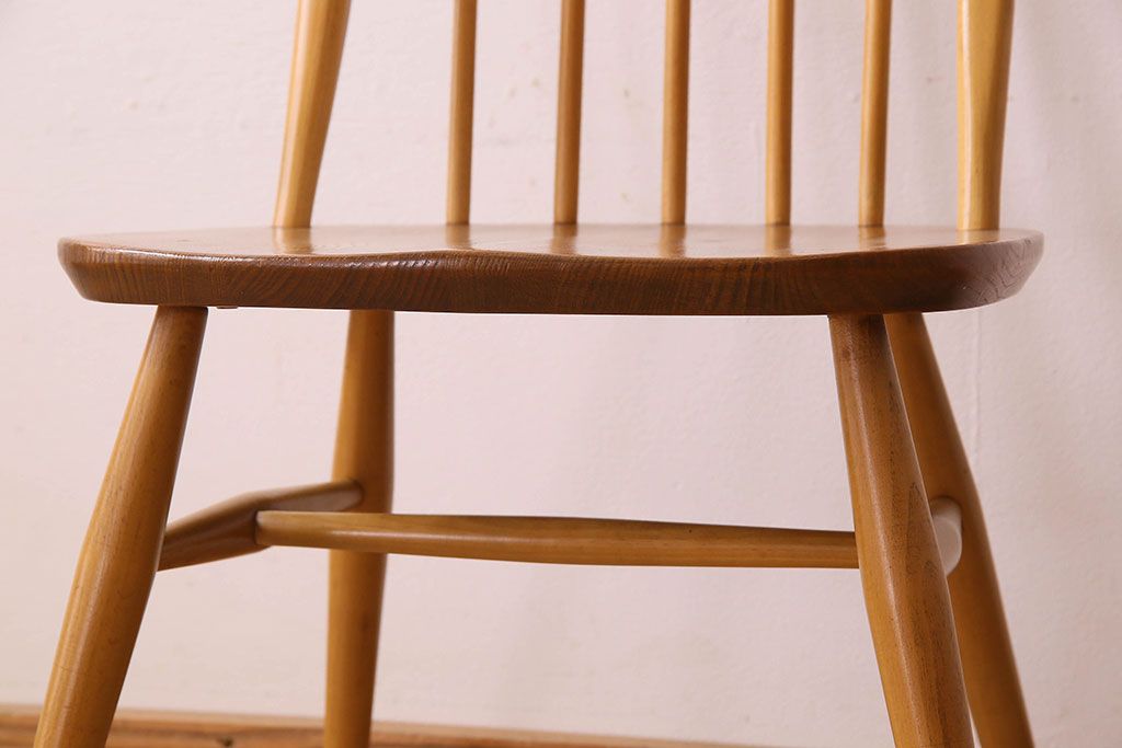 ヴィンテージ家具　ERCOL(アーコール)　英国ビンテージのシンプルなチェア