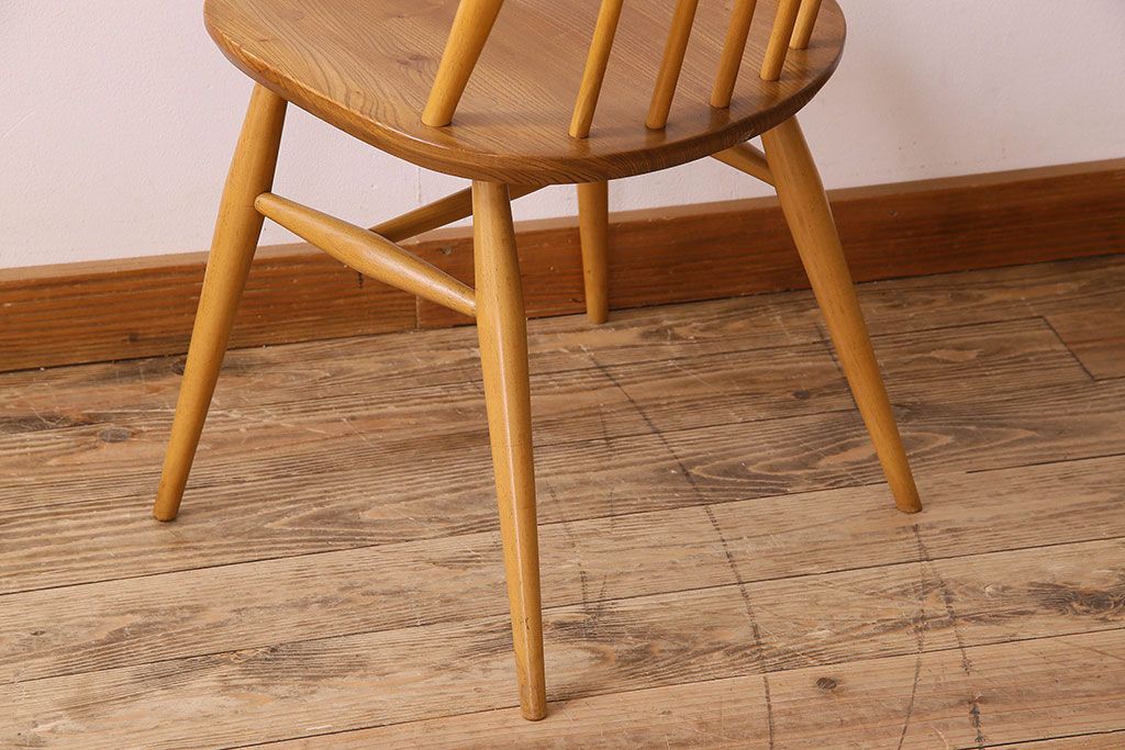 ヴィンテージ家具　ERCOL(アーコール)　英国ビンテージのシンプルなチェア
