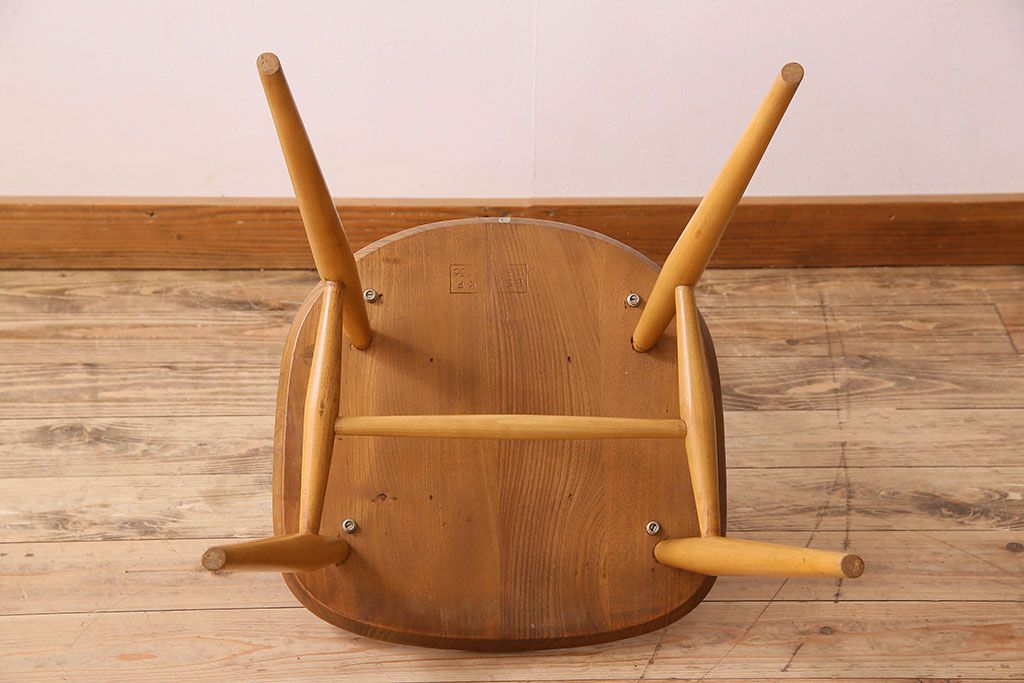 ヴィンテージ家具　ERCOL(アーコール)　英国ビンテージのシンプルなチェア