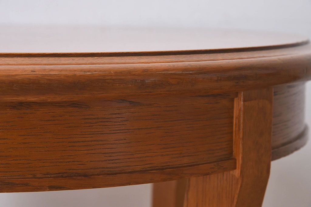 天童木工　中古　上品なデザインのラウンドテーブル(3)