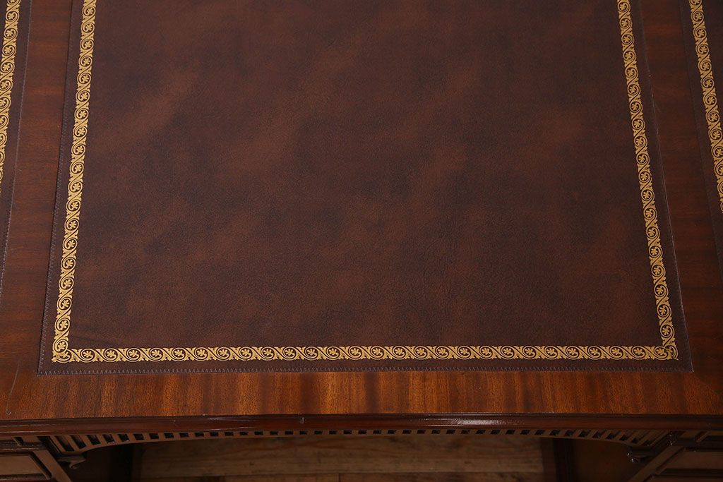高級ブランド家具　Smith&Watson newyork(スミス&ワトソン　ニューヨーク)　プレジデントデスク(定価約300万円)