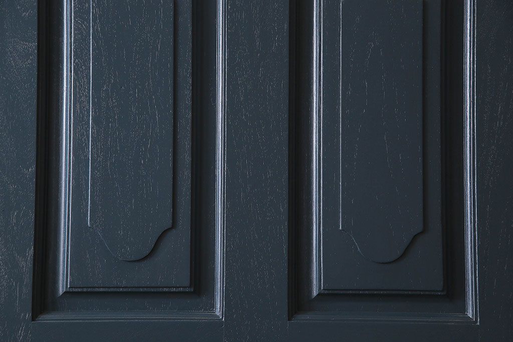 アンティーク雑貨　ペイント建具　上品なデザインのドア(扉)(2)