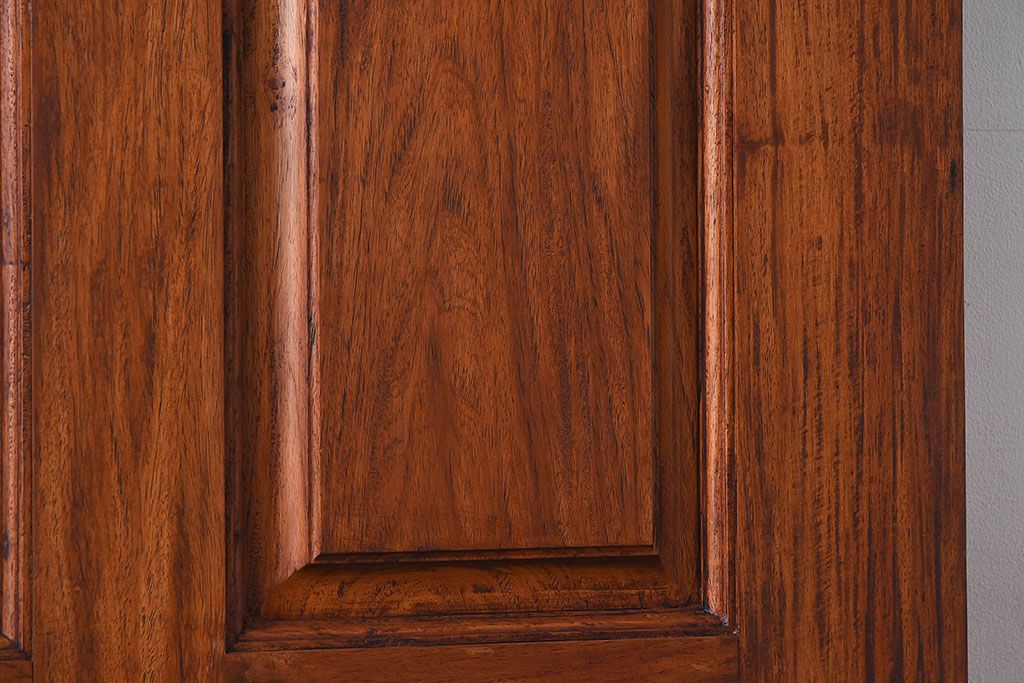 アンティーク雑貨　花梨無垢材　珍しいデザインのビンテージドア(扉、カリン材)(2)