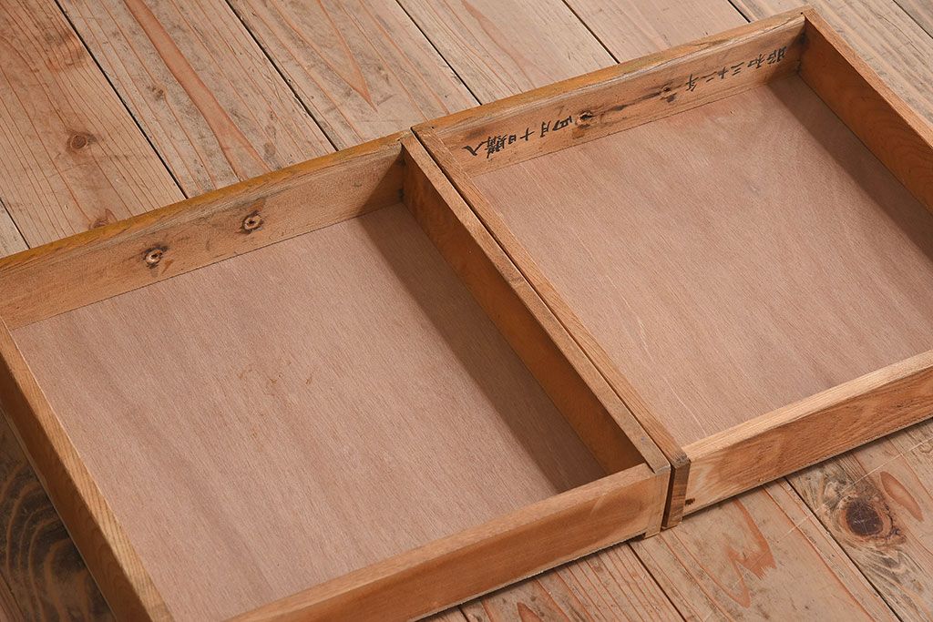 レトロ家具　昭和レトロ　栓材　使い勝手の良い小振りな平机(コンソールテーブル)