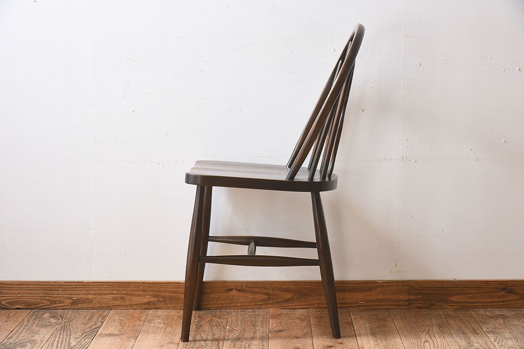 ヴィンテージ家具　イギリスビンテージ　ERCOL社(アーコール)シスルバックチェア(椅子、ダイニングチェア)
