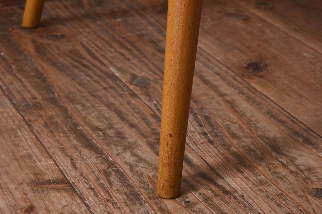 ヴィンテージ家具　イギリスビンテージ　ERCOL(アーコール)　シンプルなデザインのチェア(ダイニングチェア、椅子)(1)