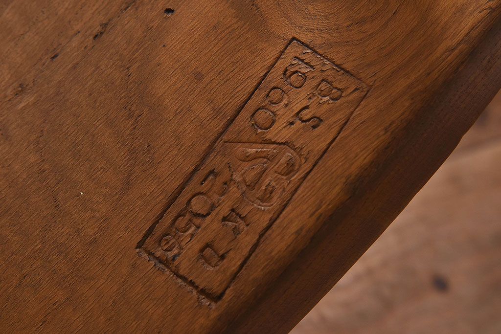 ヴィンテージ家具　イギリスビンテージ　ERCOL(アーコール)　シンプルなデザインのチェア(ダイニングチェア、椅子)(1)