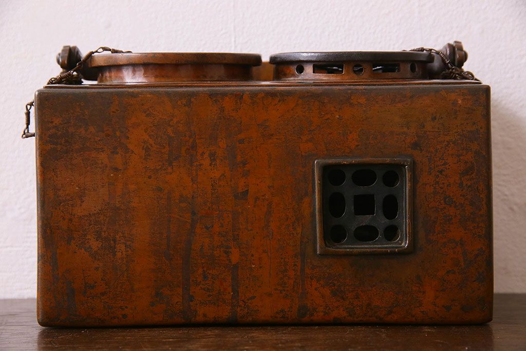 銅壺 銅酒燗器 アンティーク 骨董品 燗銅壺 銅壺 酒燗器 熱燗 湯燗器 お燗 酒器 アンティーク 茶釜