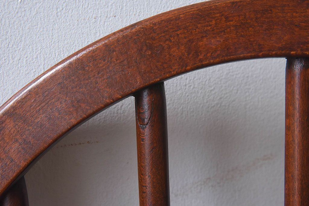 ヴィンテージ家具　イギリスビンテージ　ERCOL(アーコール)　楡材　フープバックチェア(ダイニングチェア、椅子)(1)