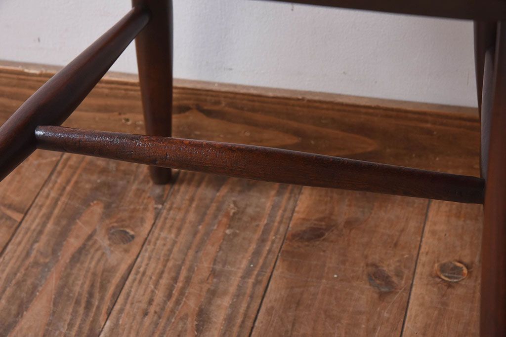 ヴィンテージ家具　イギリスビンテージ　ERCOL(アーコール)　楡材　フープバックチェア(ダイニングチェア、椅子)(2)