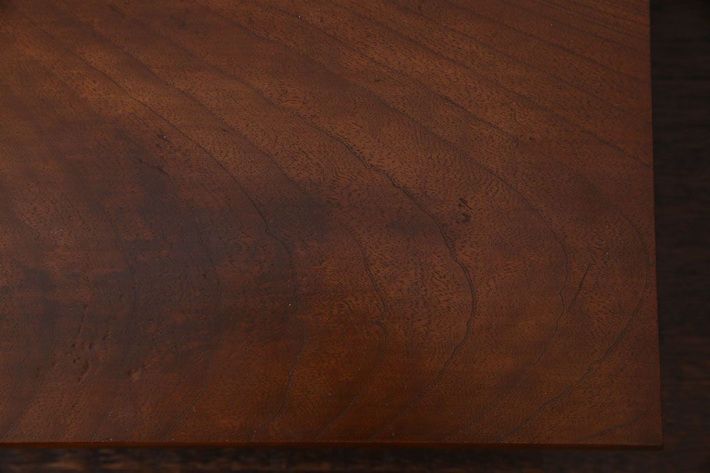 アンティーク雑貨　和製アンティーク 総ケヤキ材　古い木の質感が味わい深い花台(飾り台)