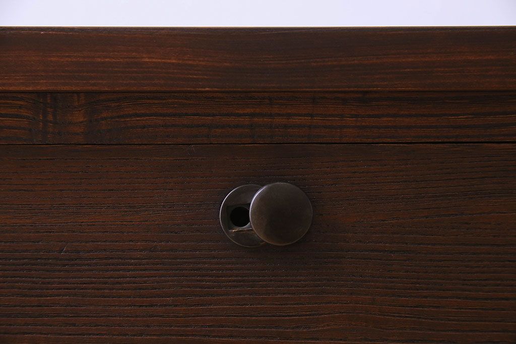 レトロ家具　昭和レトロ　和の趣溢れる時代箪笥ローボード(ローチェスト、サイドボード)