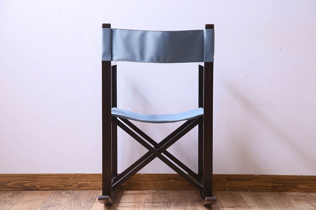 アンティーク家具 和モダン 日本楽器・山葉(ヤマハ)文化椅子 折り畳み