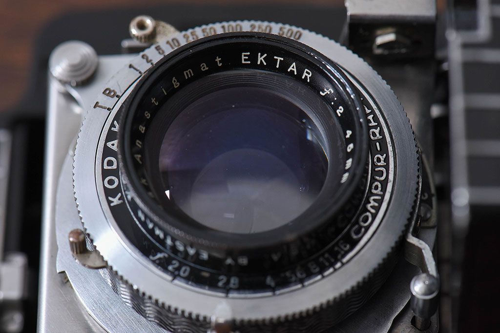 アンティーク雑貨　クラシックカメラ　Eastman Kodak社　ケース付き　Kodak Bantam Special(コダックバンタムスペシャル)