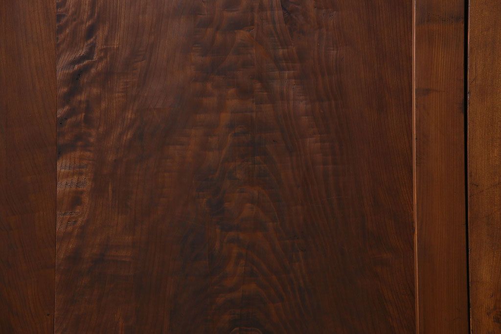 古民具・骨董　シンプルで実用的　杉材の板戸2枚セット(窓)(2)