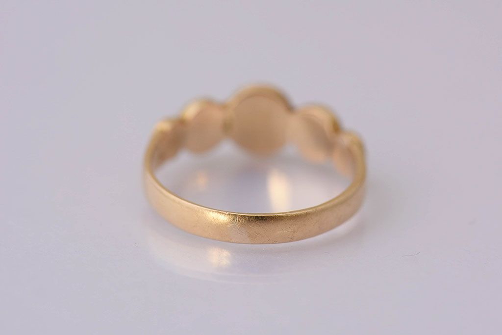 アンティーク雑貨　アンティーク　K22　ゴールドリング(指輪)