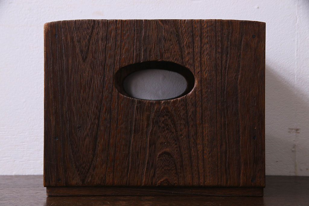 レトロ家具　桑材　桐材　昭和レトロの小引き出し(煙草盆、小物収納)