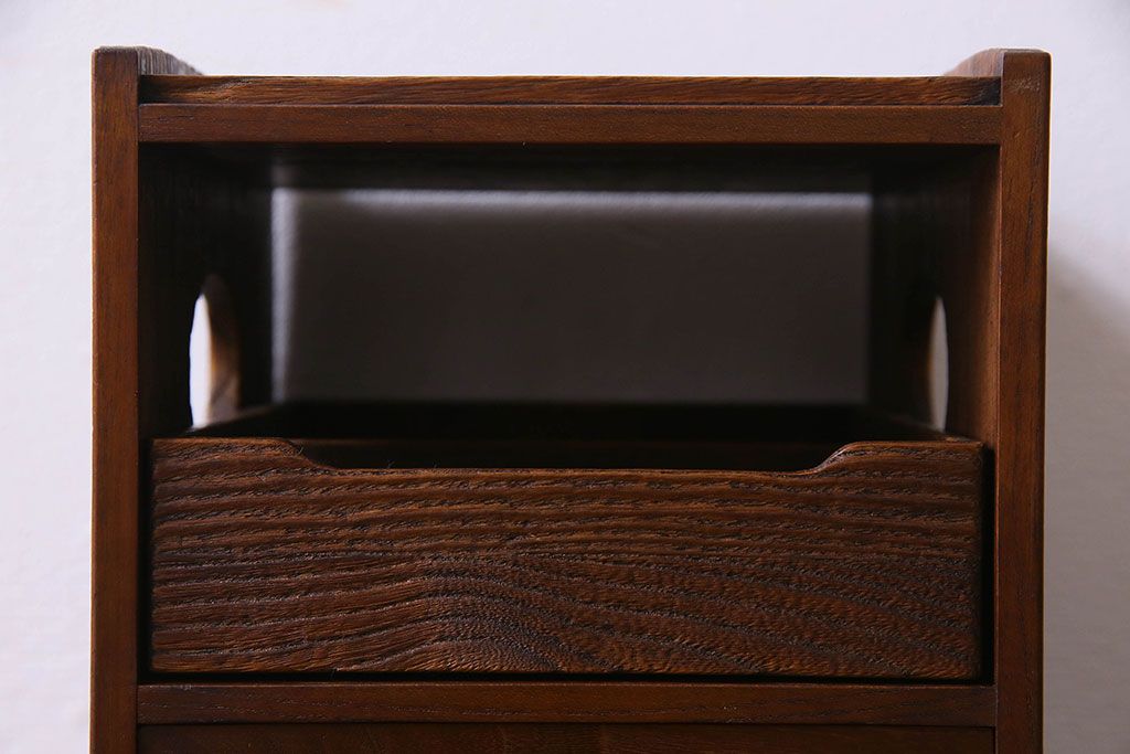 レトロ家具　桑材　桐材　昭和レトロの小引き出し(煙草盆、小物収納)
