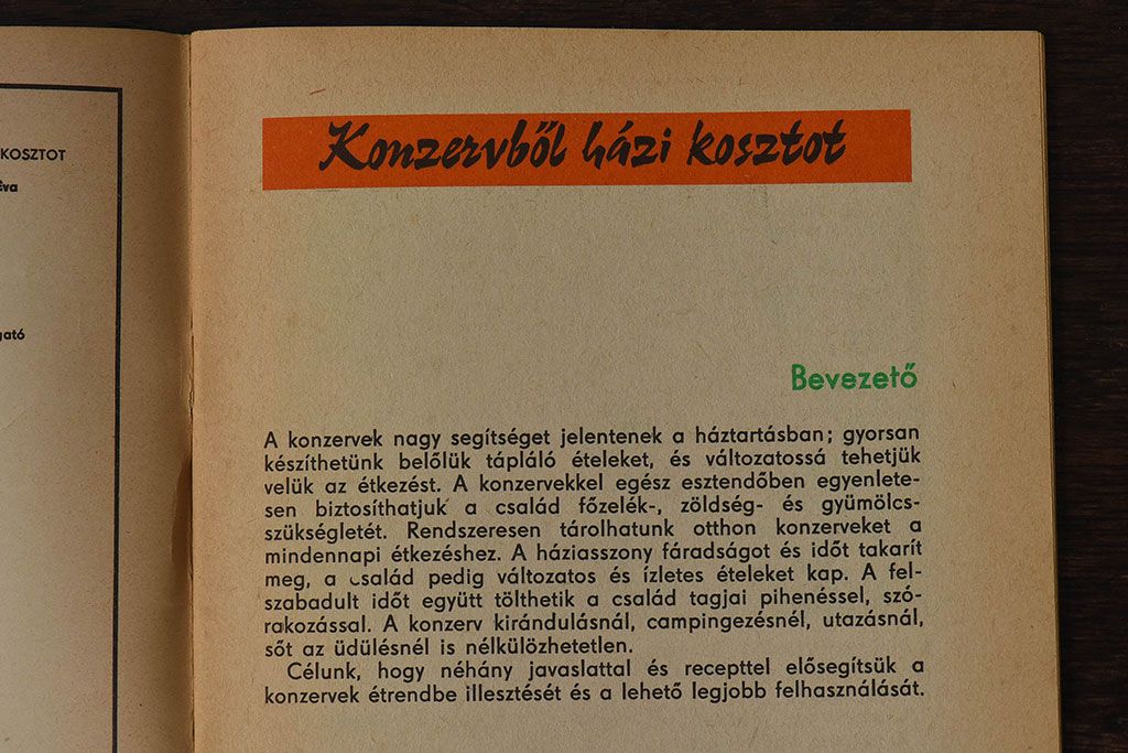 アンティーク雑貨　ビンテージ　1960年頃　ハンガリー製　レトロな雑誌(古書、英字本)(2)