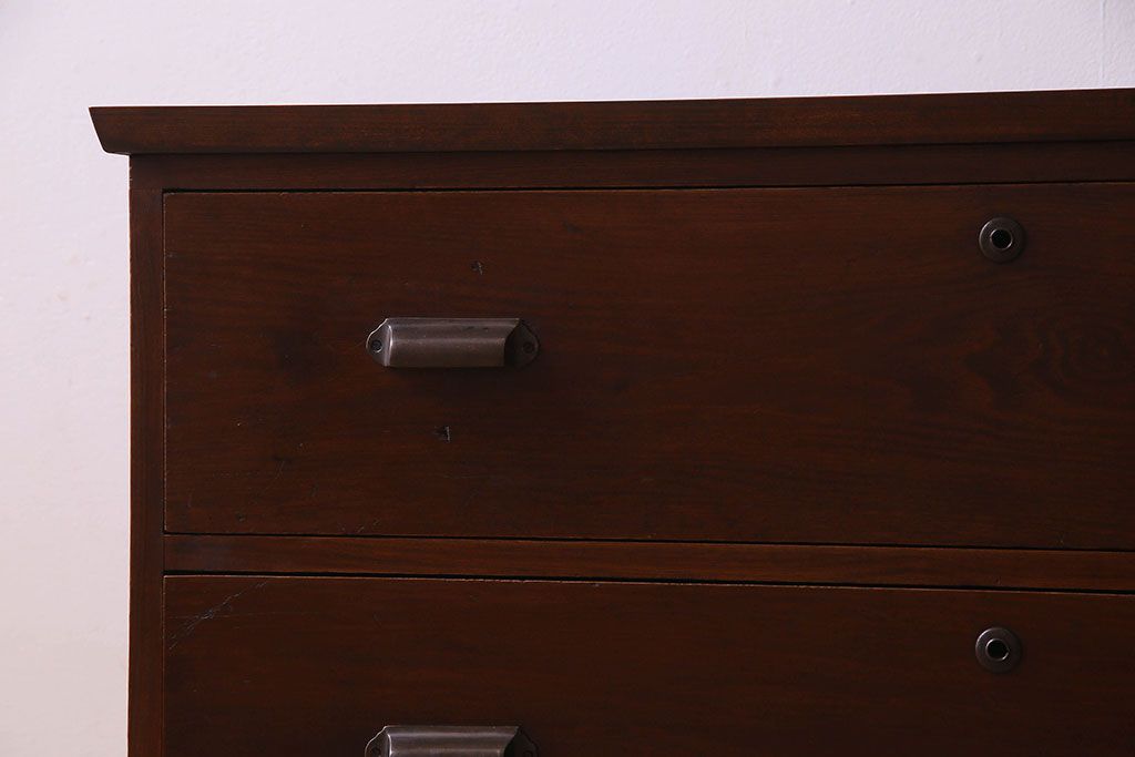 レトロ家具　昭和レトロ　落ち着いた雰囲気が素敵なローボード(ローチェスト、引き出し、テレビ台)
