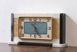 アンティーク雑貨　昭和レトロ　大理石　TOKYO CLOCK　置き時計
