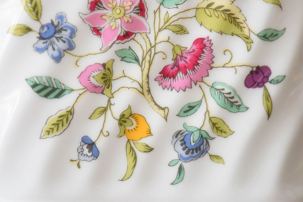 アンティーク雑貨　minton(ミントン)　Haddon Hall(ハドンホール)　置時計(マンテルクロック)(定価約2万2千円)