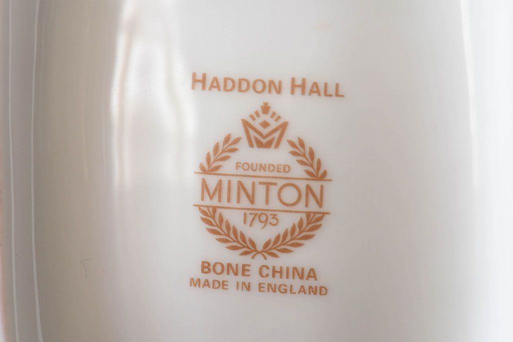 アンティーク雑貨　minton(ミントン)　Haddon Hall(ハドンホール)　置時計(マンテルクロック)(定価約2万2千円)