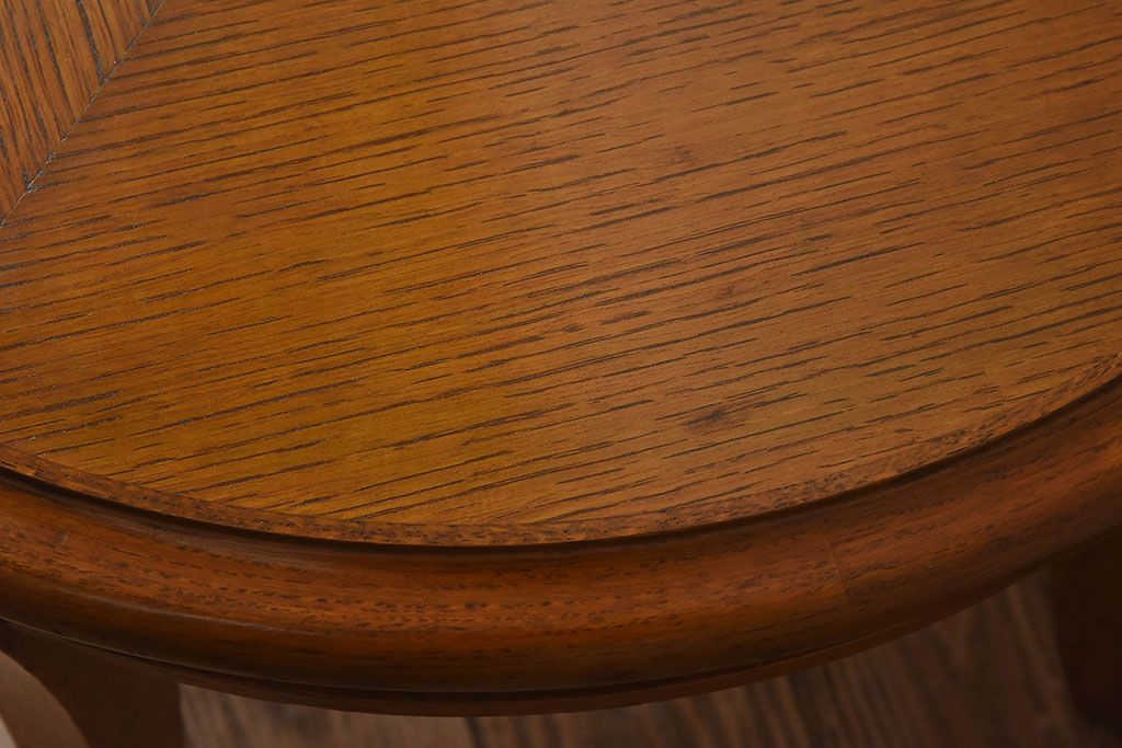 アンティーク雑貨　中古　天童木工　上品なデザインのラウンドテーブル(センターテーブル、コーヒーテーブル、サイドテ  ーブル、丸テーブル、花台)(4)