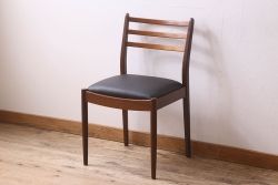 北欧家具　G-PLAN(ジープラン)　チーク材　 シックな色合いのチェア(椅子・ダイニングチェア・ワークチェア)(3)