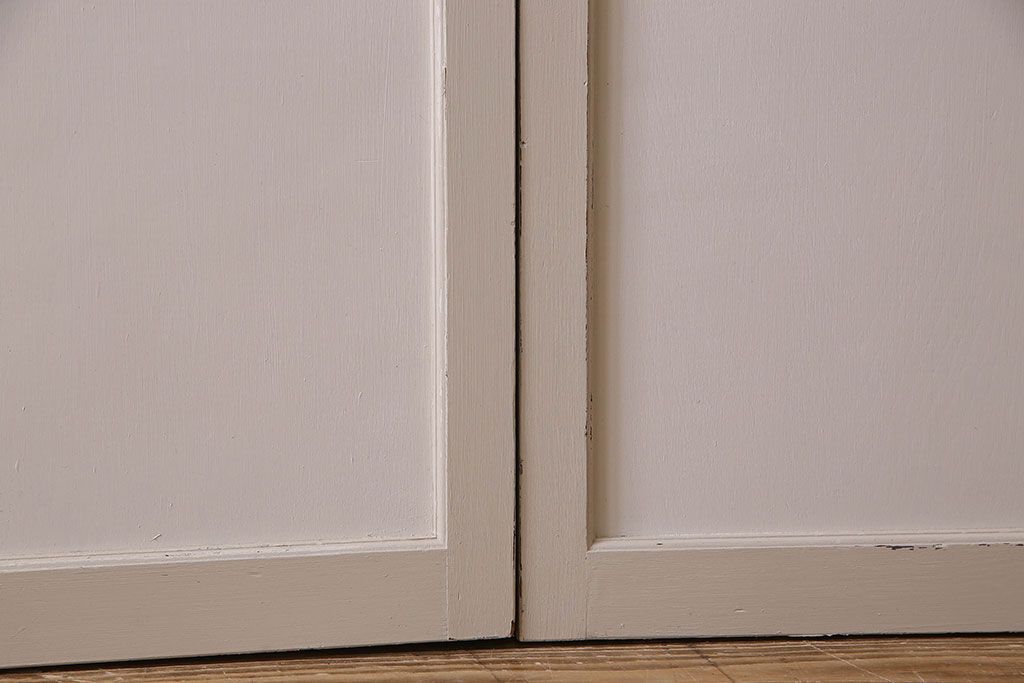 ペイント建具　優しい色合いが素敵な引き戸2枚セット(窓、仕切り戸)(R-026224)