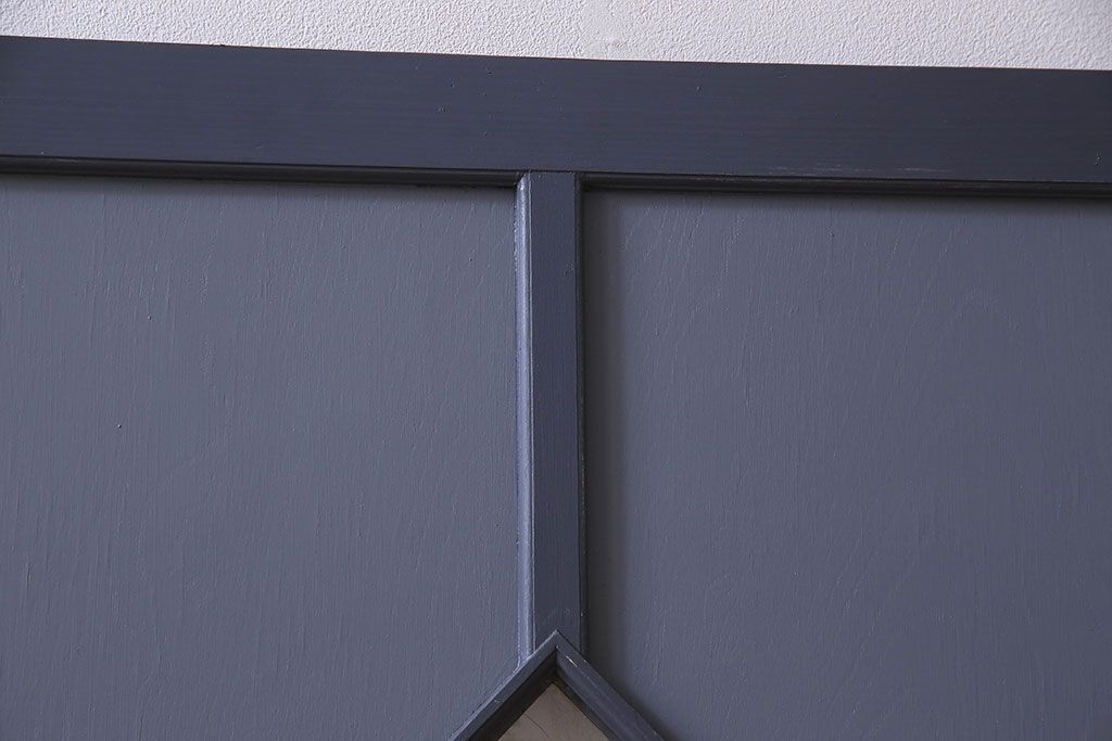 ペイント建具　シックな色合いが素敵な引き戸2枚セット(窓、仕切り戸)(R-026225)
