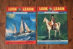 アンティーク雑貨　イギリスビンテージ　LOOK AND LEARN　週刊誌(コミック、雑誌)2冊セット