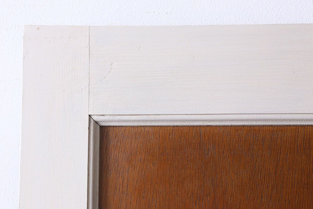 ペイント建具　モールガラス入り　ナチュラルな雰囲気が魅力的な木製ドア(扉)